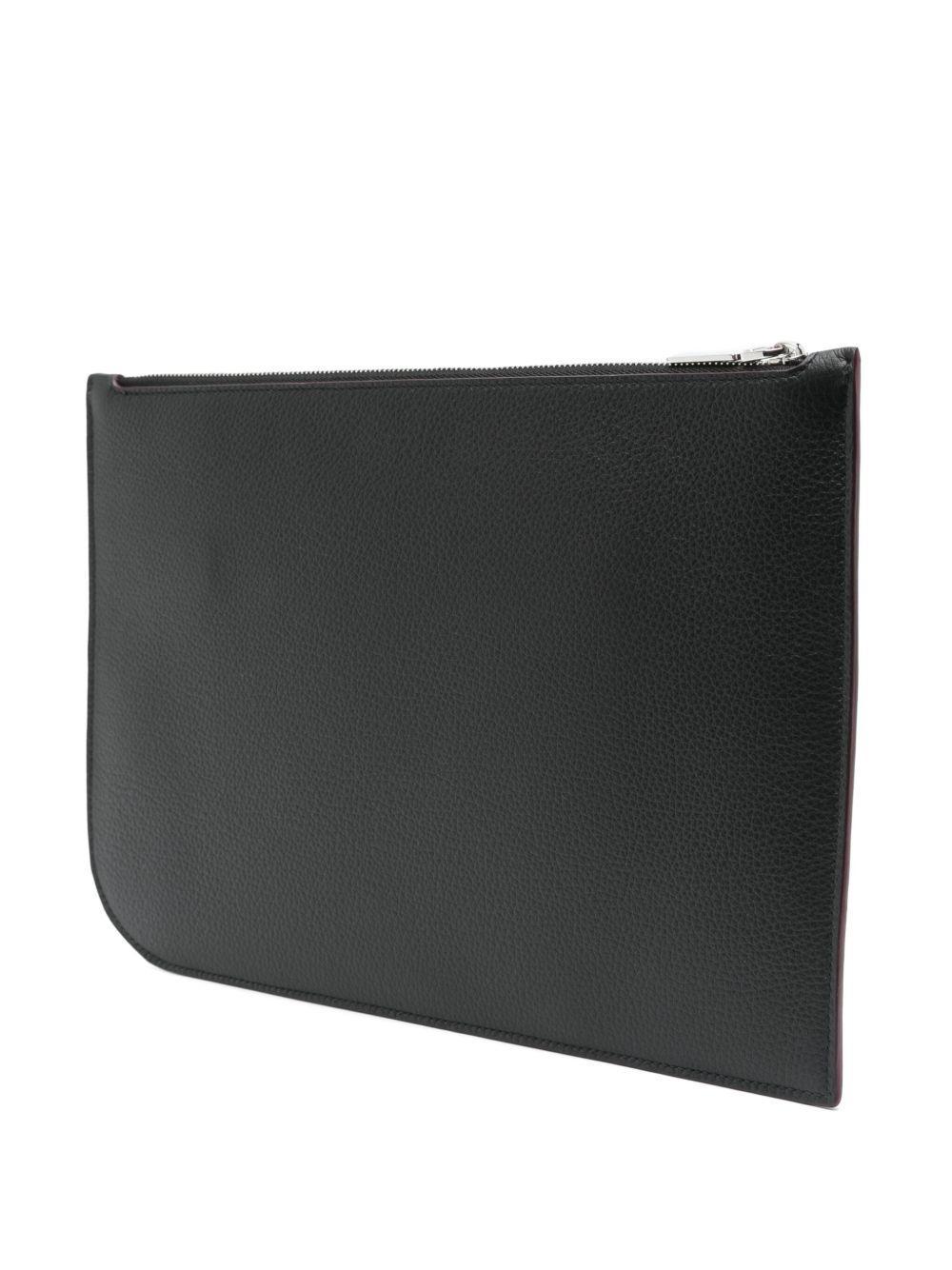 logo-lettering clutch bag Product Image