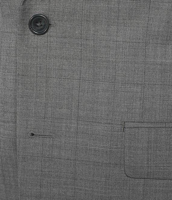 Hickey Freeman Classic Fit Flat Front Tonal Windowpane 2 Piece Suit Product Image