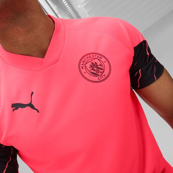 PUMA Manchester City Men's Soccer Training Jersey in Dark Blue Product Image