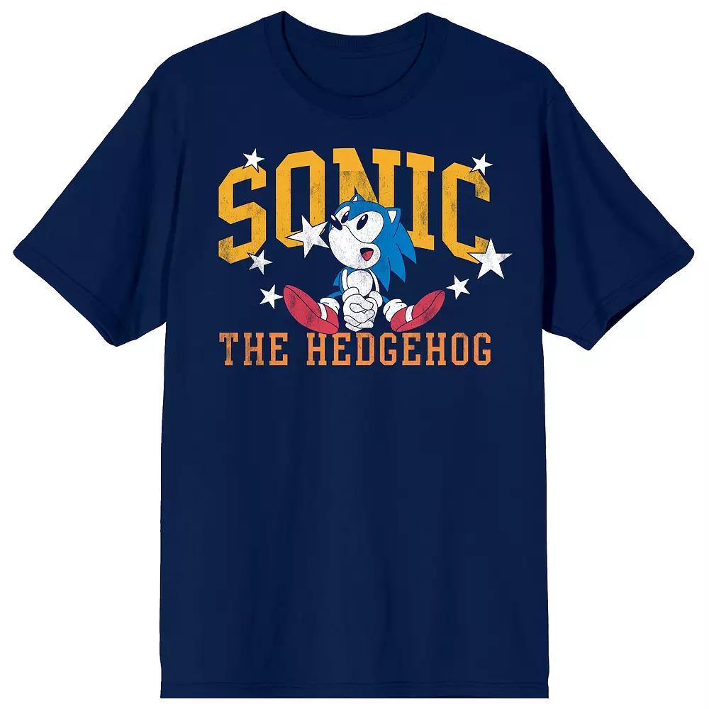 Men's Sonic The Hedgehog Sonic Graphic Tee, Size: XL, Blue Product Image