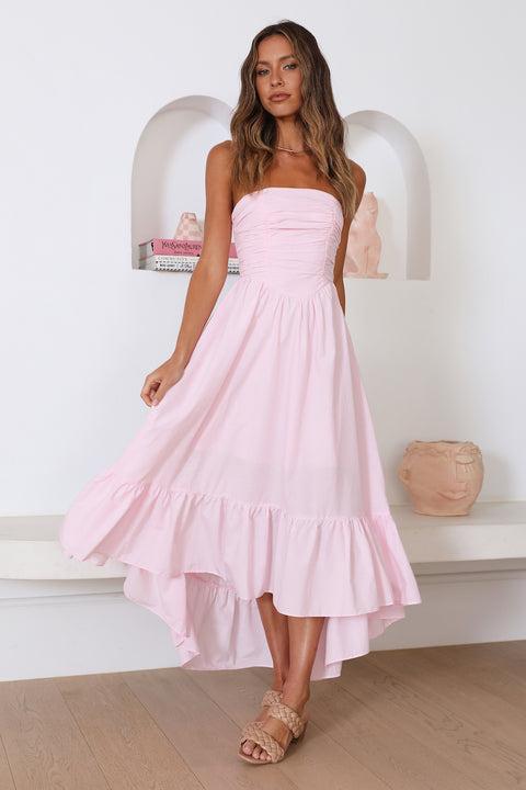 Love In The Summer Maxi Dress Pink Product Image