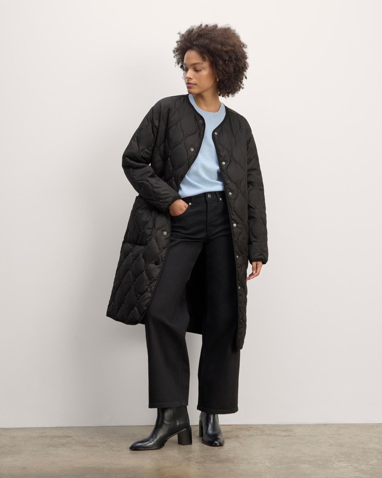 The Long Quilted Liner Product Image