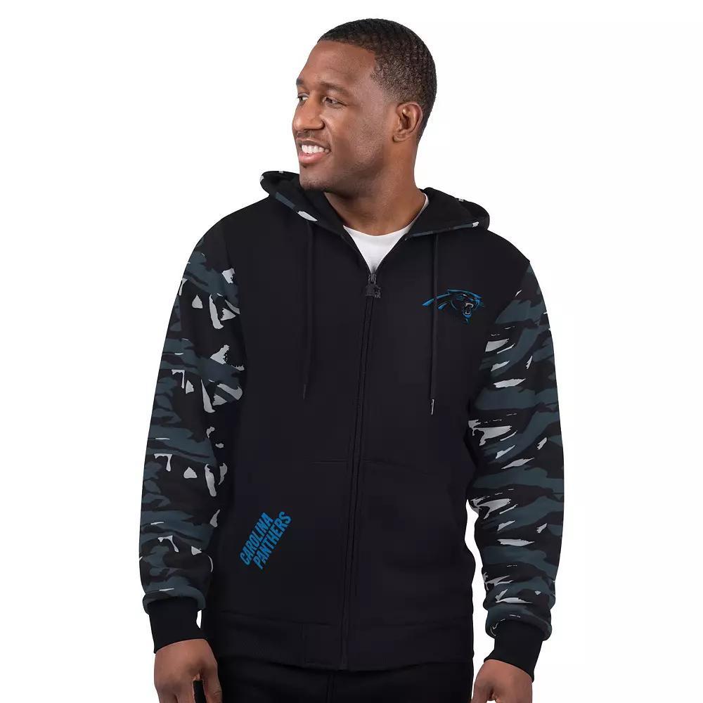 Men's Starter Navy New England Patriots Thursday Night Gridiron Vintage Logo Full-Zip Hoodie, Size: Small, Blue Product Image