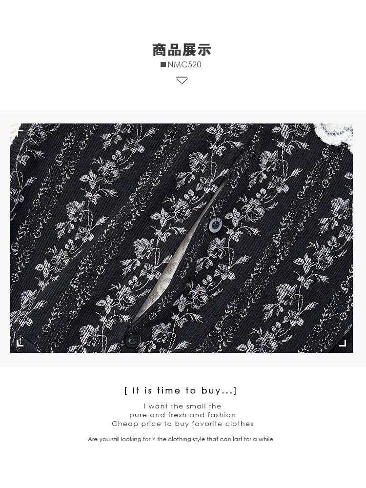 Lace-Trim A-Line Tank Dress / Ruffled Loose Top Product Image