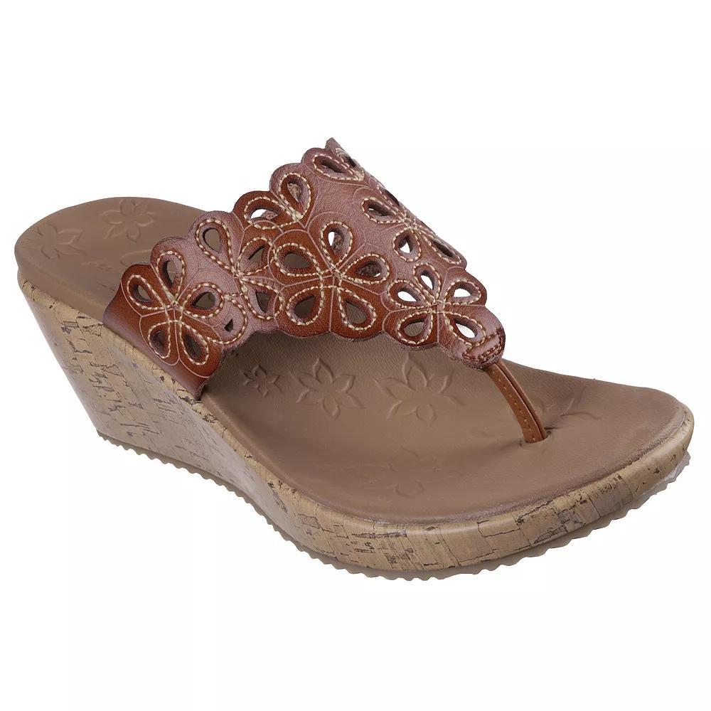 Skechers Cali® Beverlee Summer Spirit Women's Wedge Sandals, Size: 9, Luggage Product Image