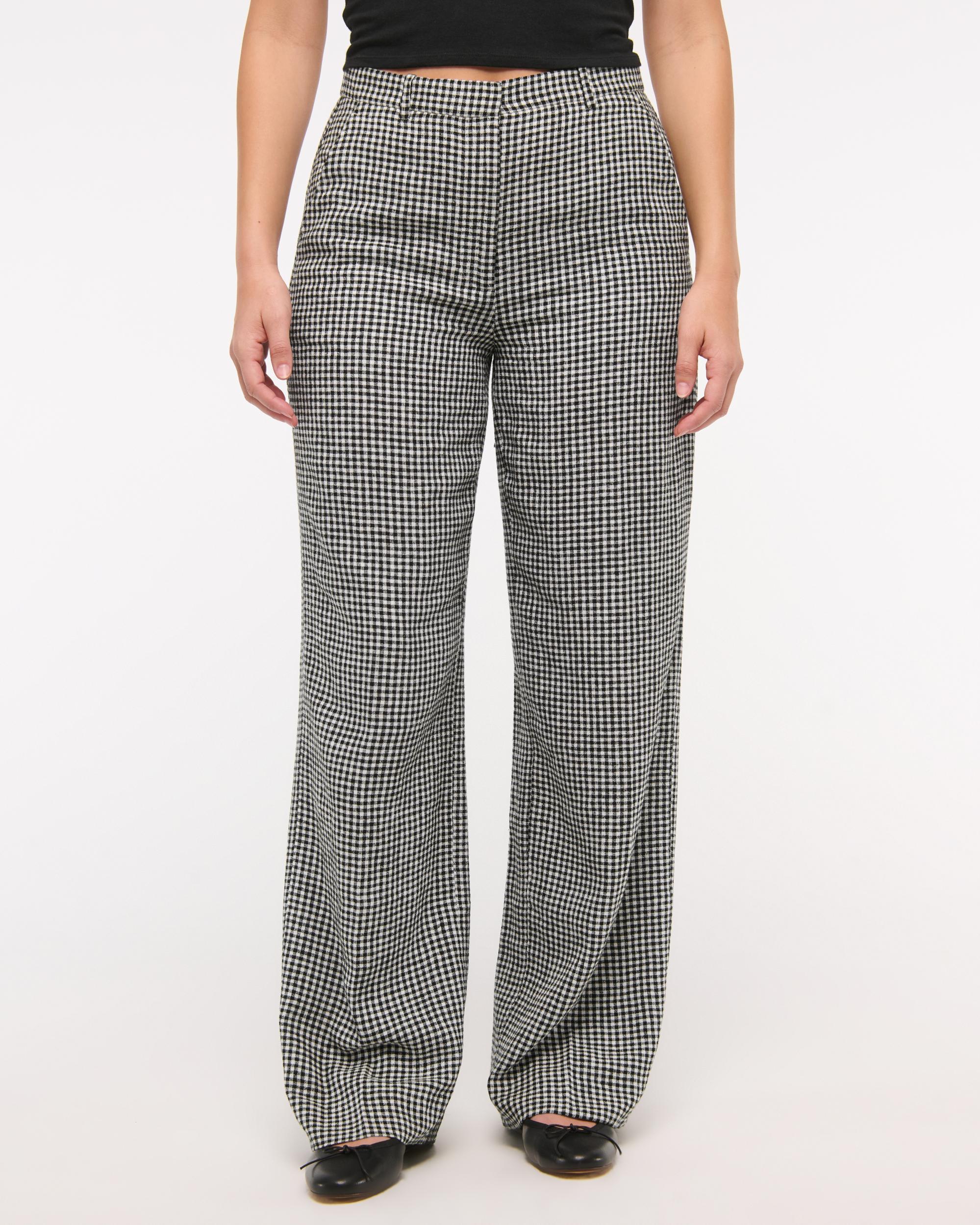 Curve Love Tailored Linen-Blend Wide Leg Pant Product Image