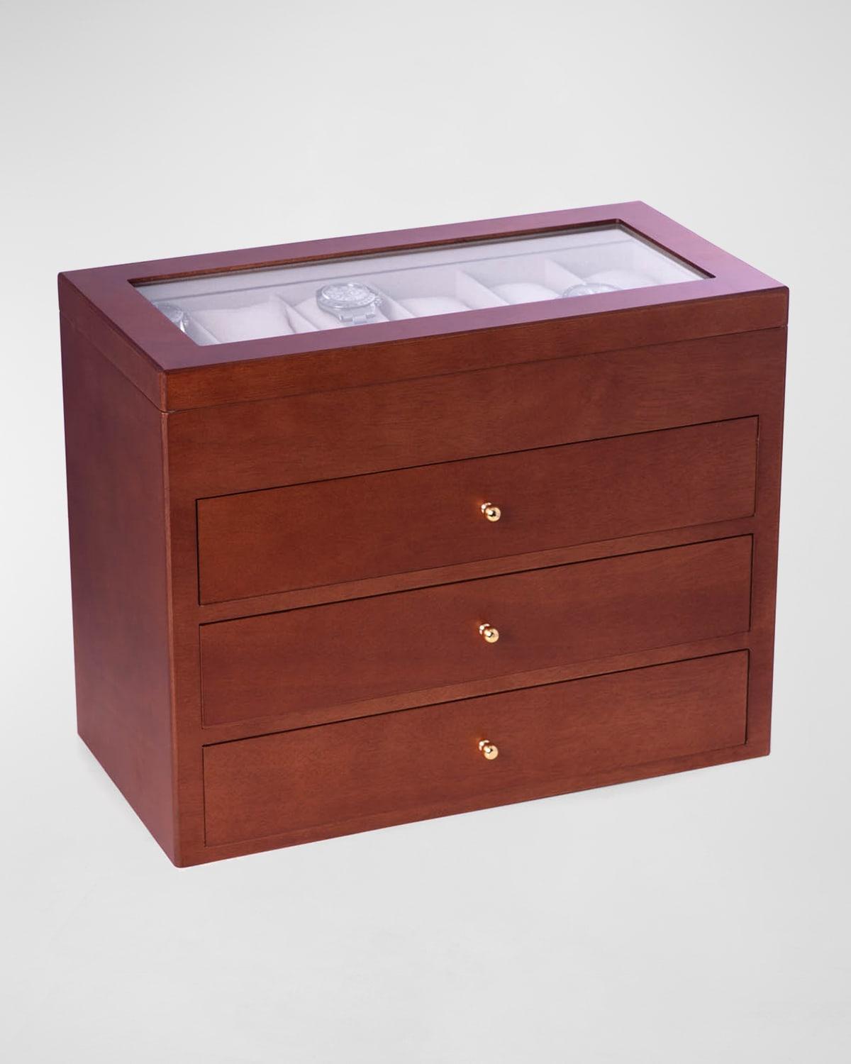 Bey-Berk Stanley 48 Watch Box, Black Product Image