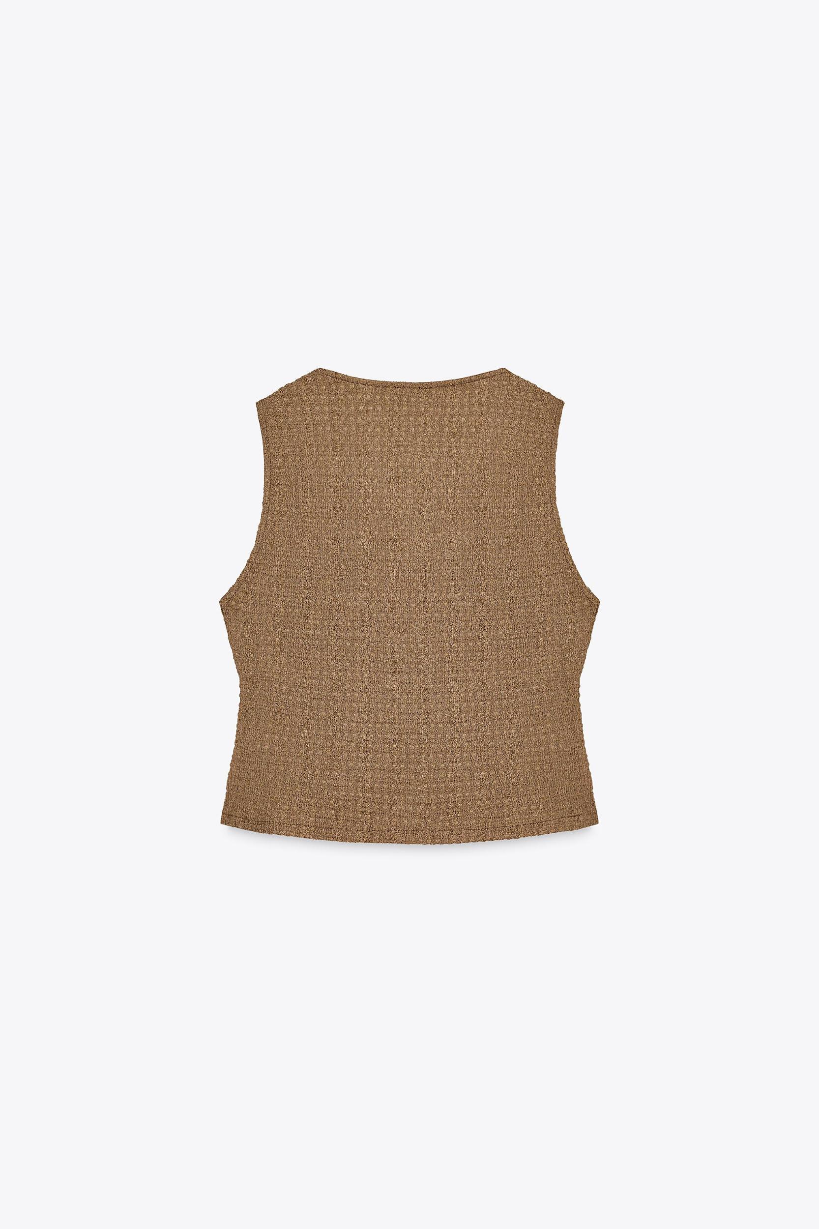 STRUCTURED VEST TOP Product Image