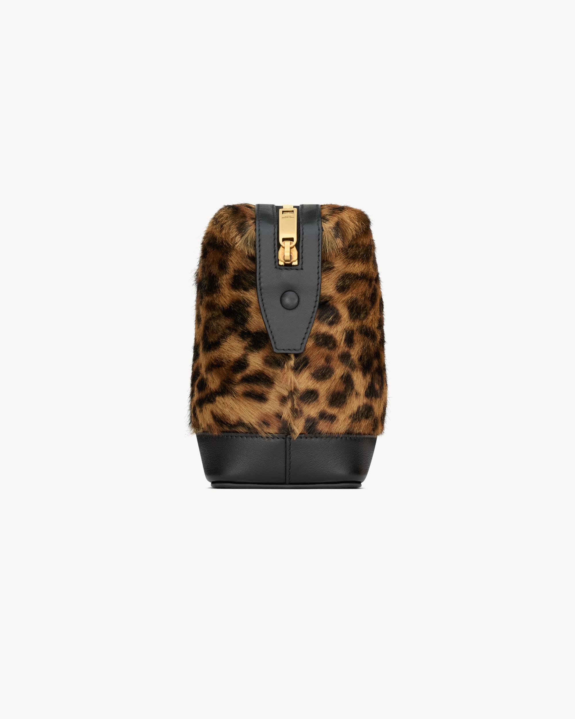 SAINT LAURENT PARIS small pouch in pony hair leather Product Image