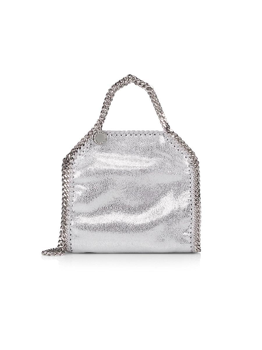 Womens Tiny Falabella Chamois Top Handle Bag Product Image