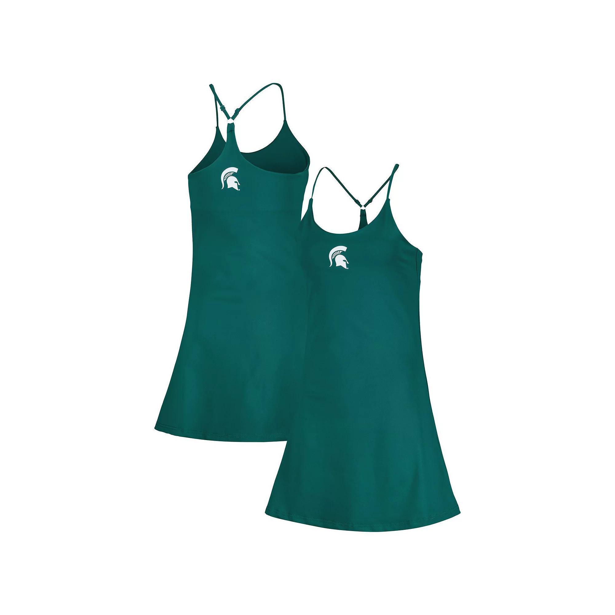 Women's Established & Co. Green Michigan State Spartans Campus Rec Dress, Size: Large Product Image