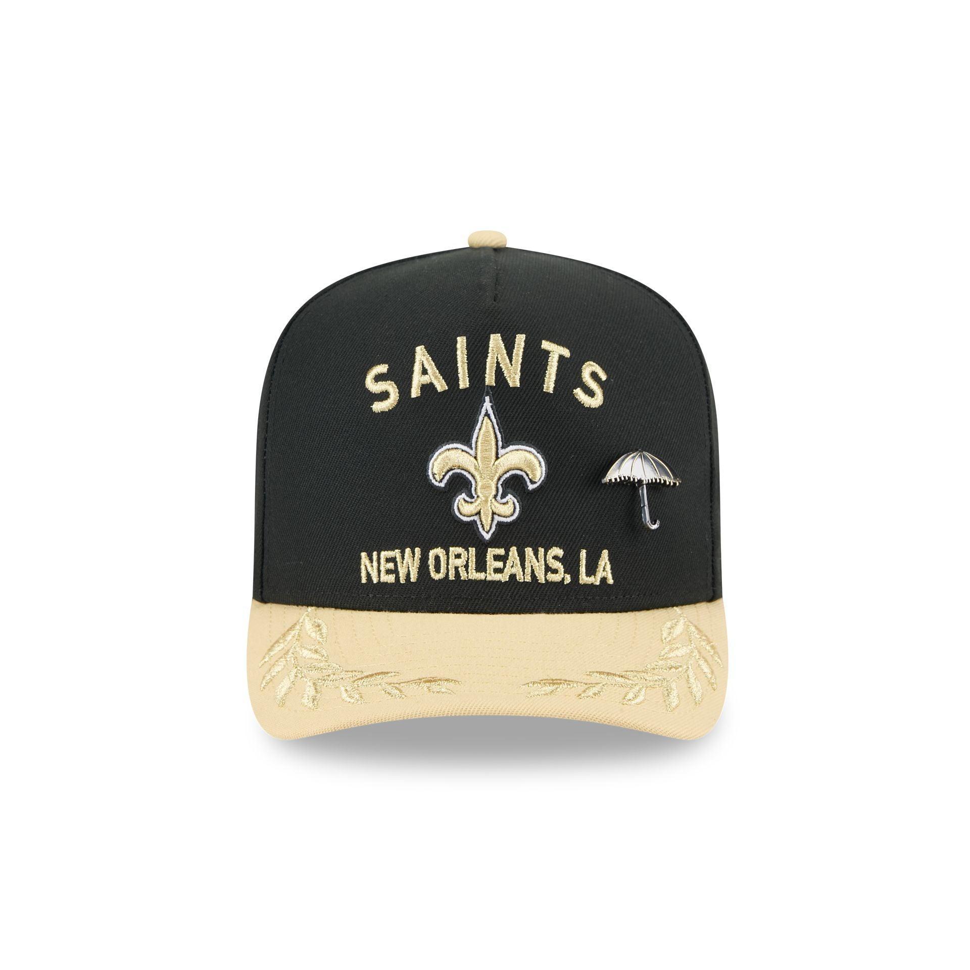 New Orleans Saints 2025 Draft Black 59FIFTY A-Frame Fitted Hat Male Product Image