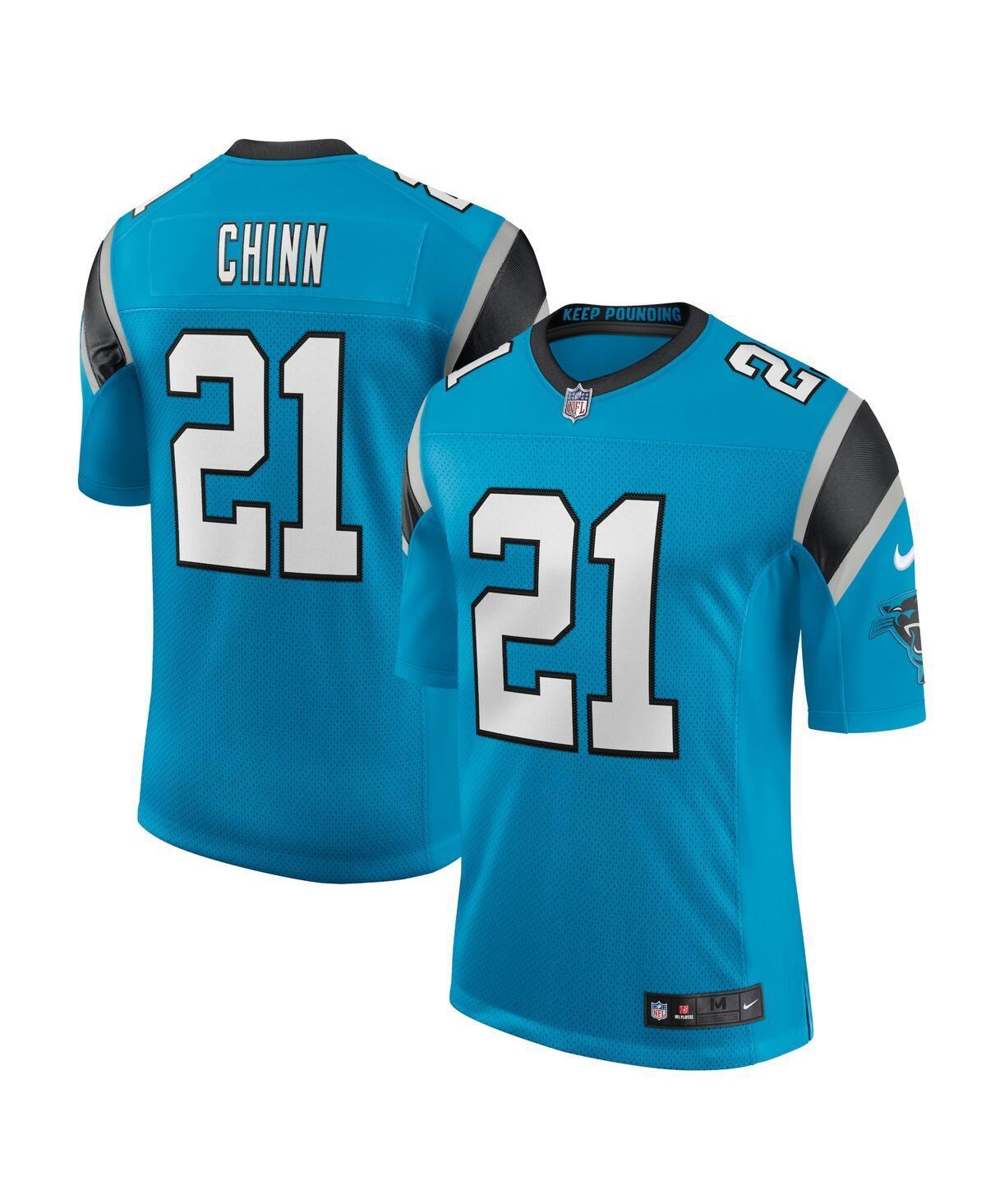 Men's Nike Jeremy Chinn Blue Carolina Panthers Vapor Limited Jersey, Size: Small Product Image
