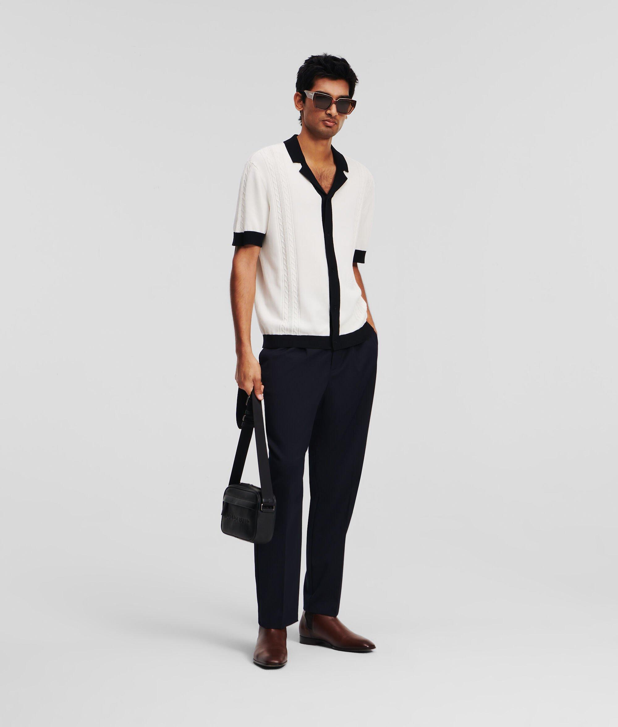KNITTED SHORT-SLEEVED SHIRT Product Image