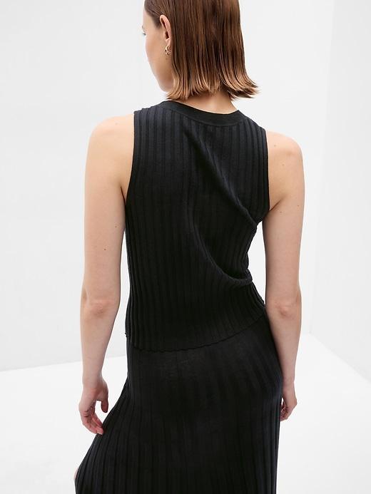 Rib Sweater Tank Top Product Image