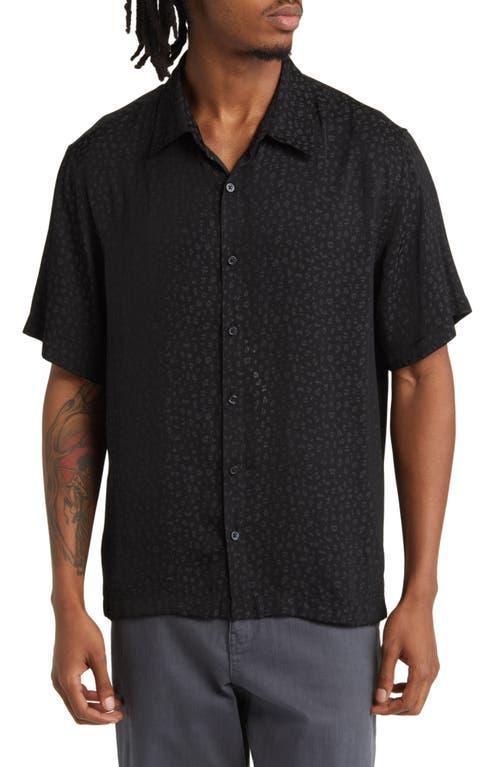 SATURDAYS NYC Bruce Leopard Shirt in Cream Product Image
