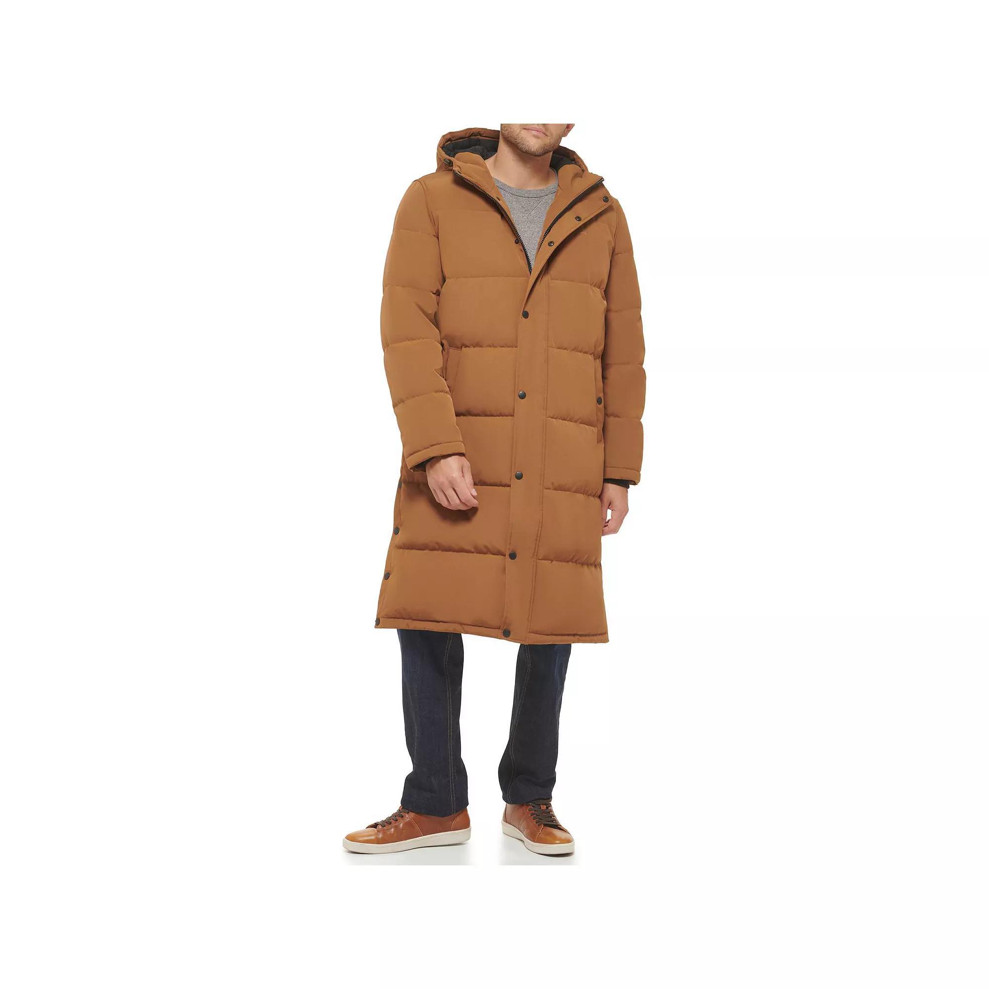 Men's Levi's® Oversized Long Quilted Parka Jacket, Size: Small, Red Bandana Print Product Image