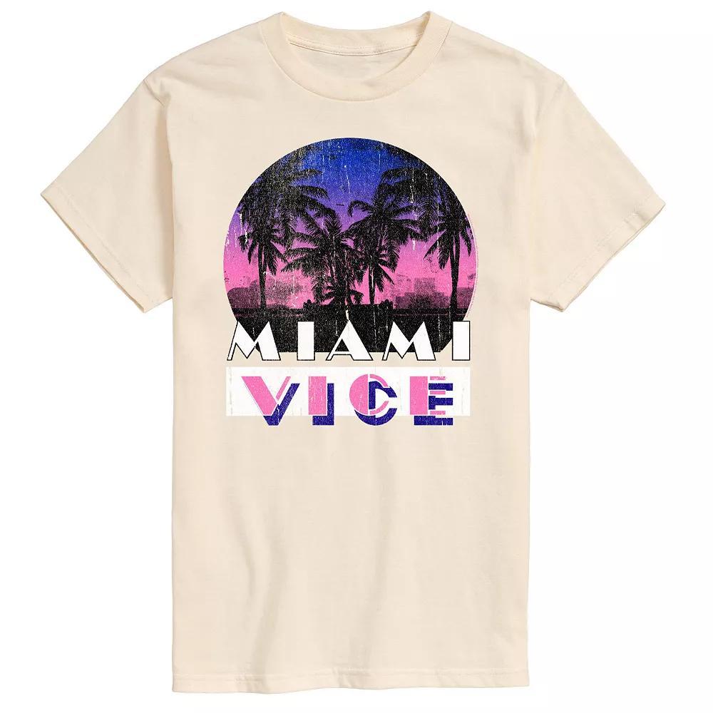 Big & Tall Miami Vice Vice Life Graphic Tee, Mens Product Image