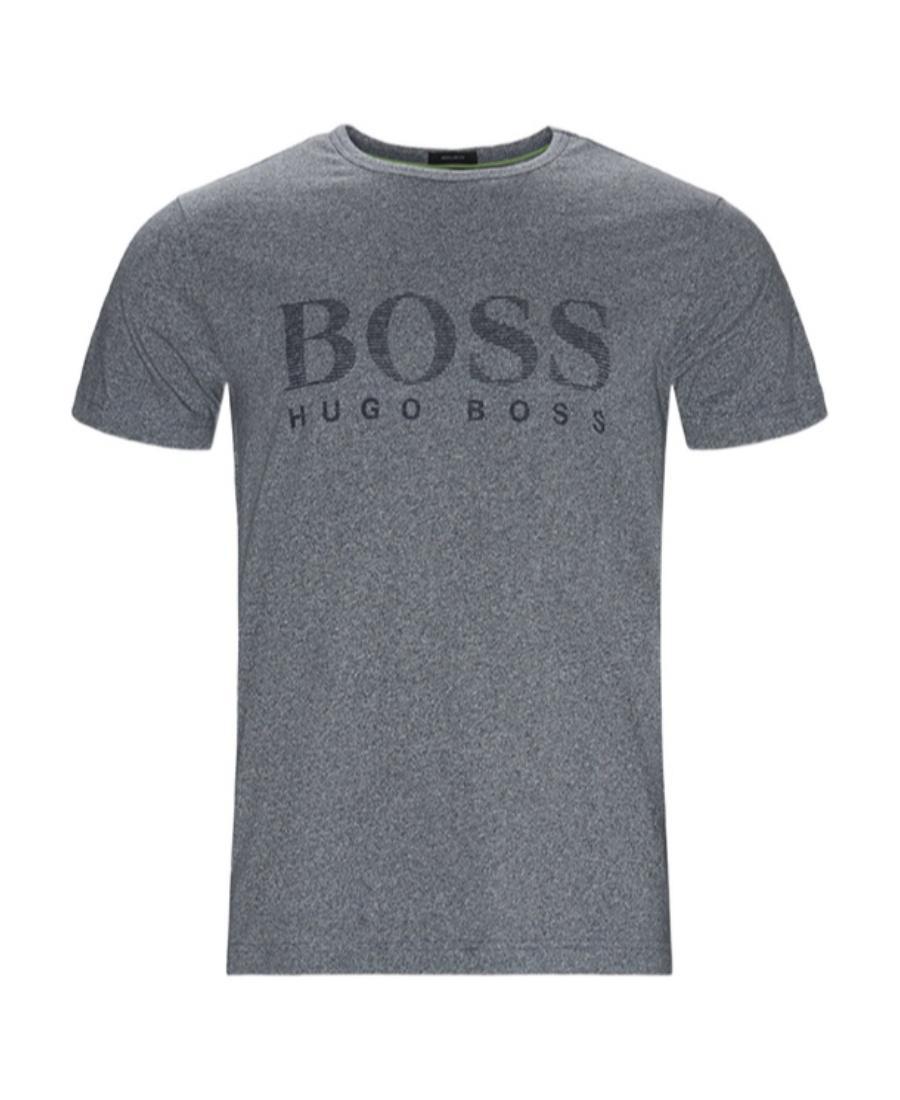 HUGO BOSS Logo Printed T-shirt In Gray Product Image