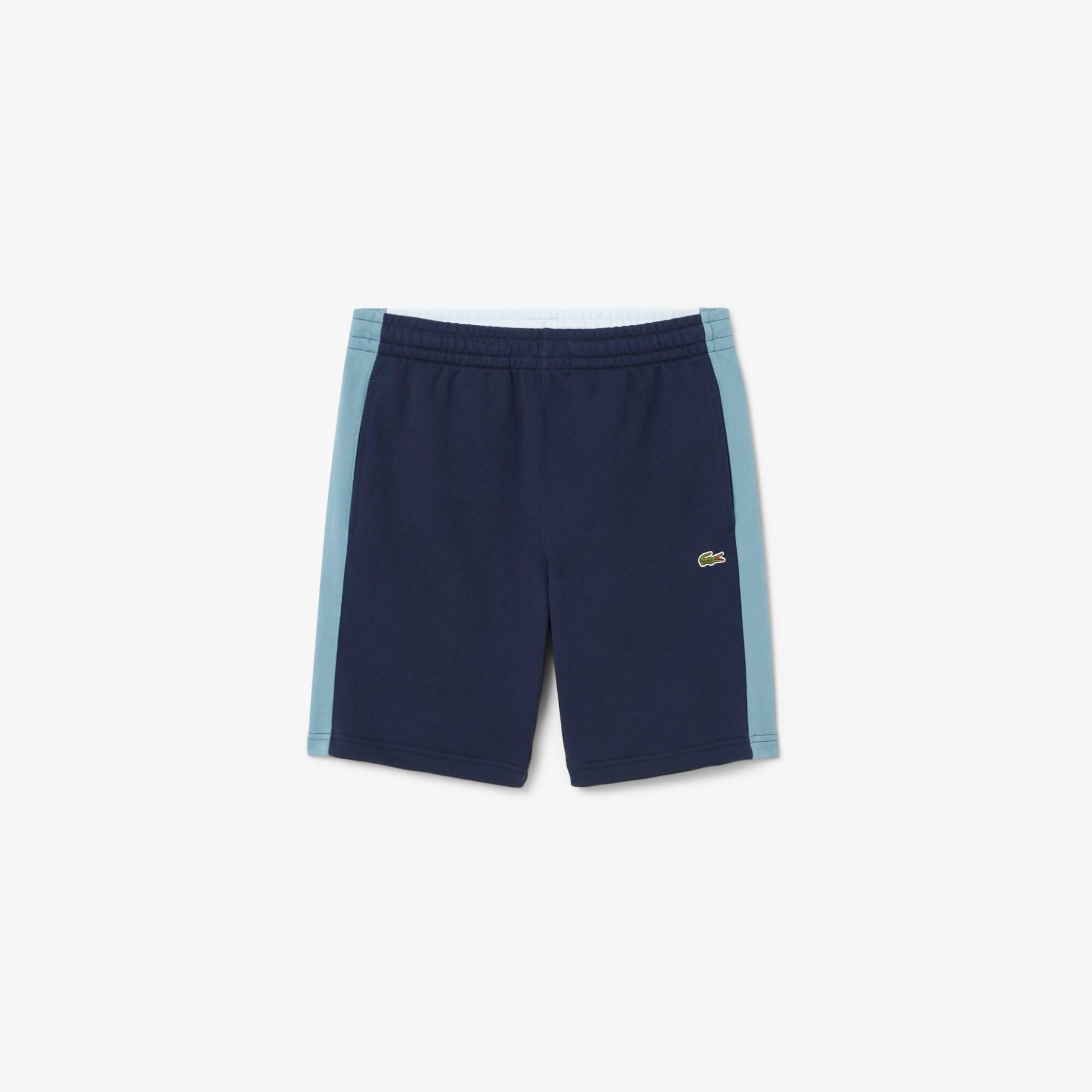 Cotton Fleece Colour-Block Shorts Product Image