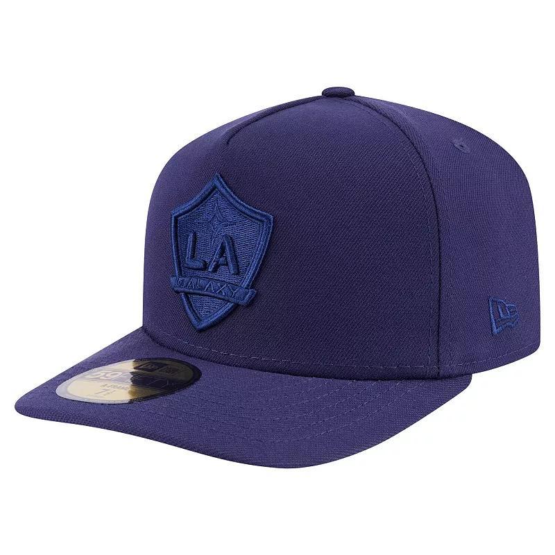 Men's New Era Navy Tampa Bay Rays Color Pack A-Frame 59FIFTY Fitted Hat, Size: 7 3/4, Blue Product Image