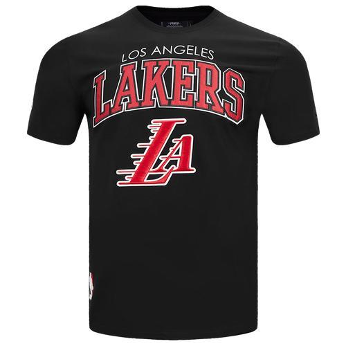 Pro Standard Mens Lakers Short Sleeve T-Shirt - Yellow/White Product Image