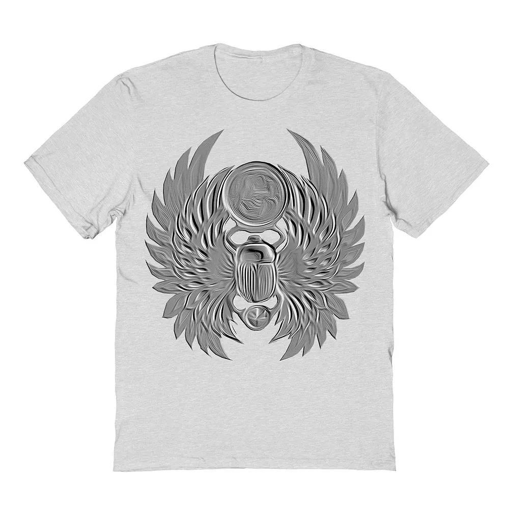 Men's Emboss Scarab Logo Journey Graphic Tee, Size: XXL, Ash Gray Product Image