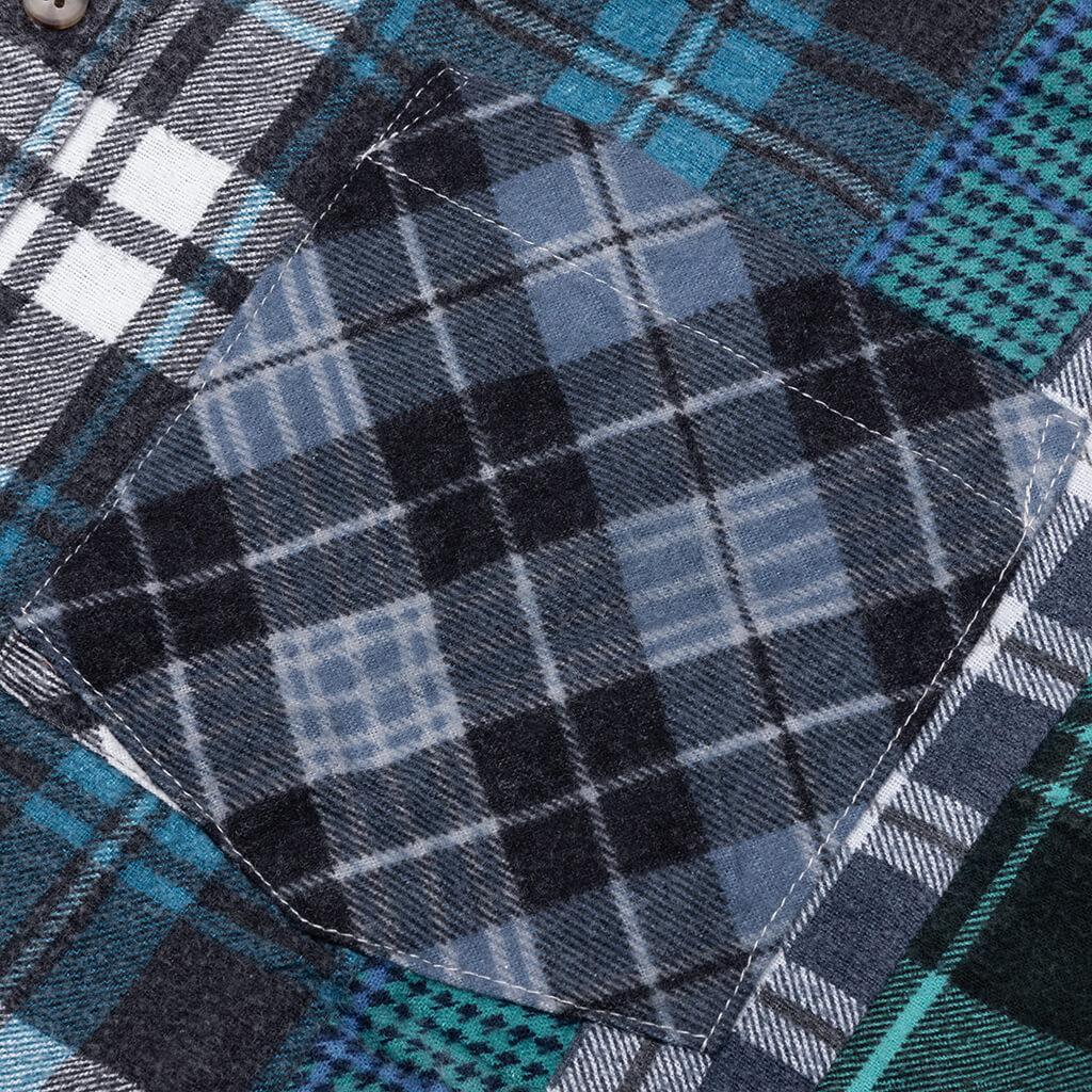 7 Cuts Wide Flannel Shirt - Assorted Male Product Image