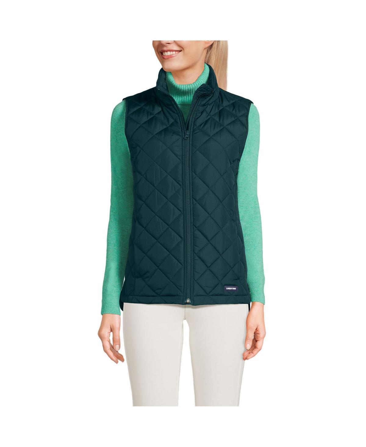 Women's Lands' End Insulated Vest, Size: XL, Subtle Blue Product Image