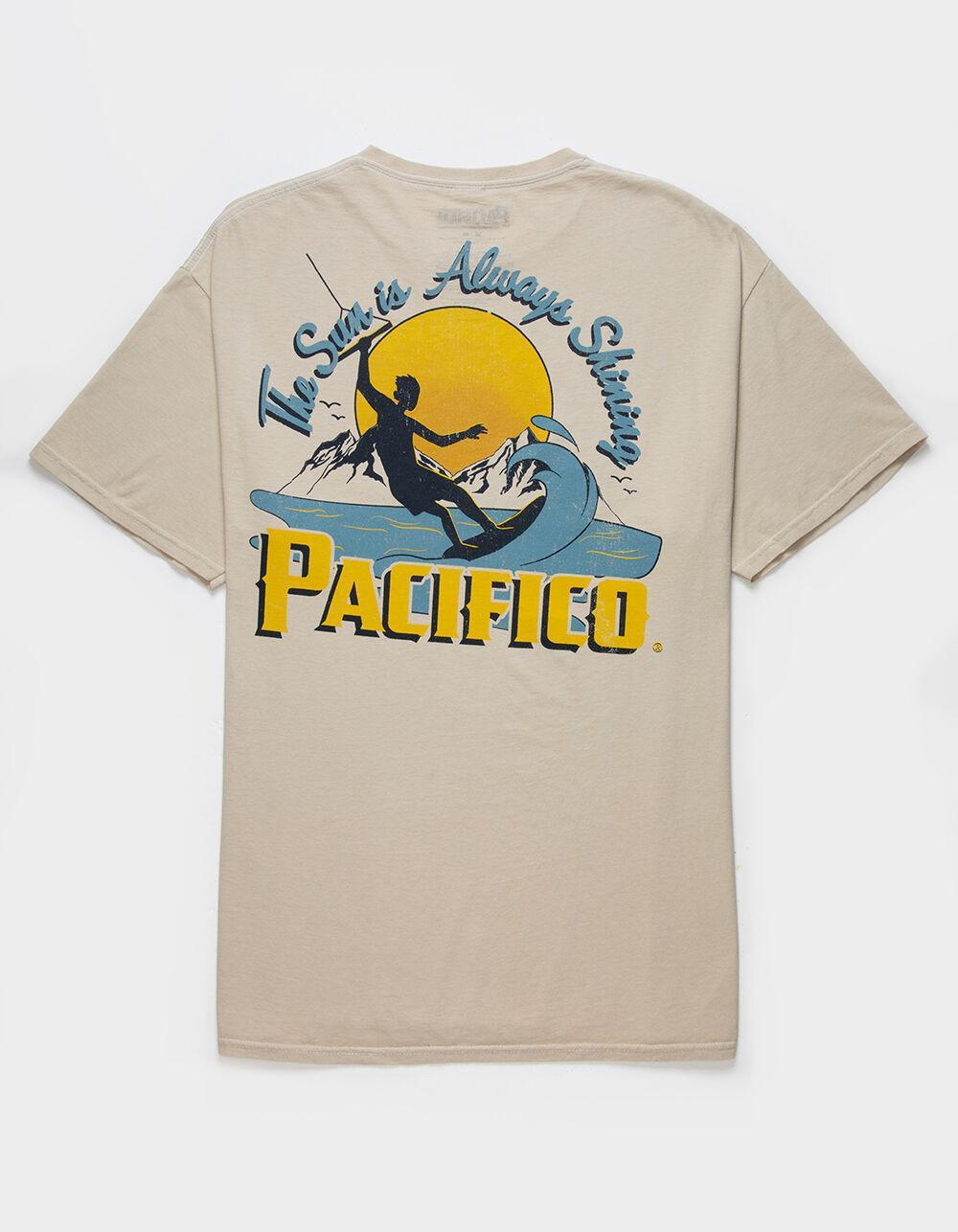 PACIFICO Surf Mens Tee - OFF WHITE Product Image