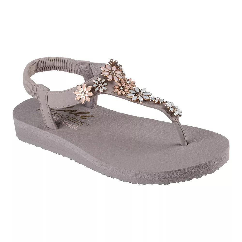 Skechers Cali® Meditation Happy Daisies Women's Sandals, Size: 5, Brown Team Product Image