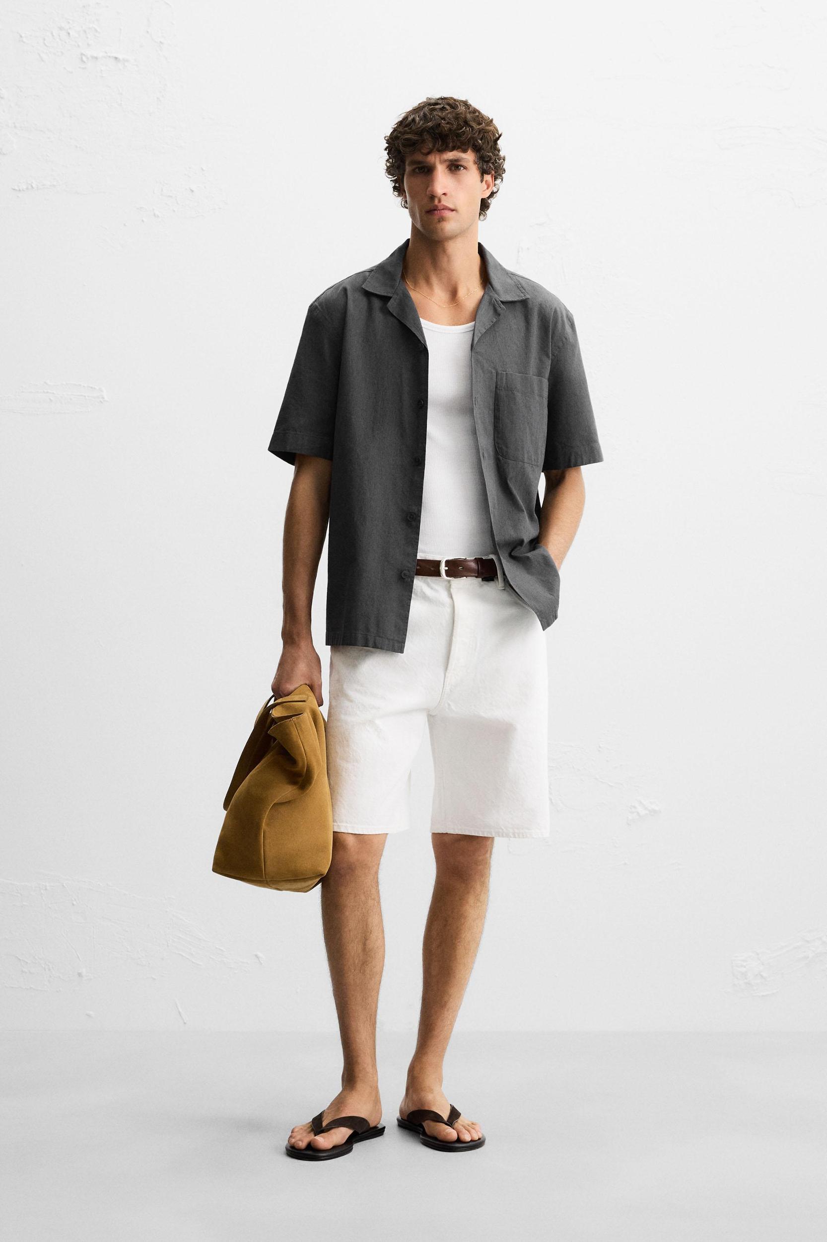 COTTON - LINEN SHIRT Product Image