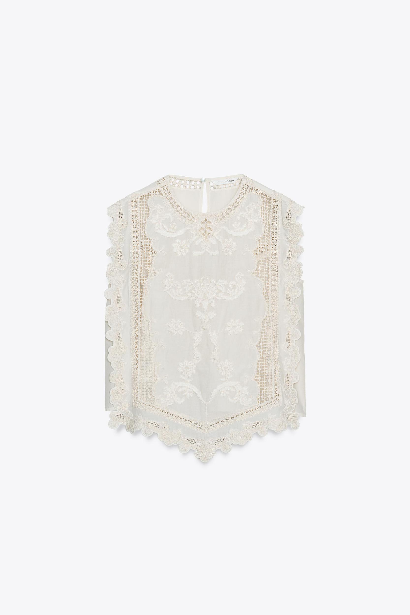 ZW COLLECTION RUFFLED CHEST SHIRT Product Image