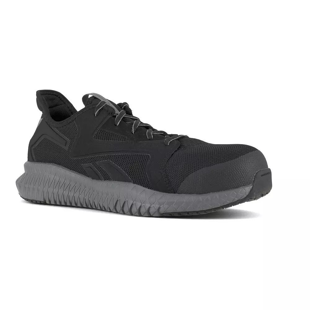 Reebok Work Flexagon 3.0 Men's Composite Toe Shoes, Size: 10 Wide, Black Product Image
