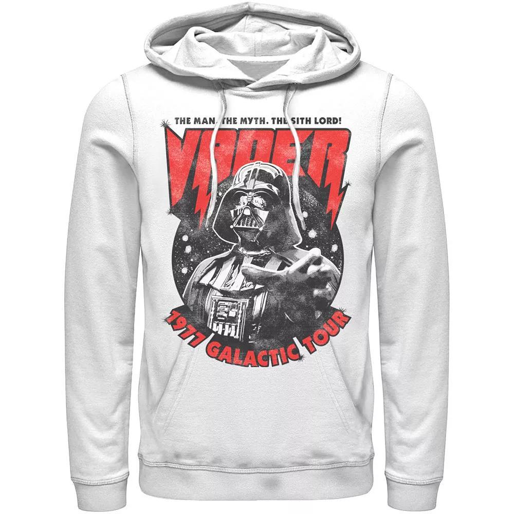 Men's Star Wars Vader 1977 Galactic Tour Metal Poster Hoodie, Size: Large, Black Product Image