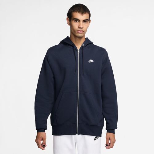 Nike Club Fleece Zip Hoodie Sweatshirt Mens at Urban Outfitters Product Image
