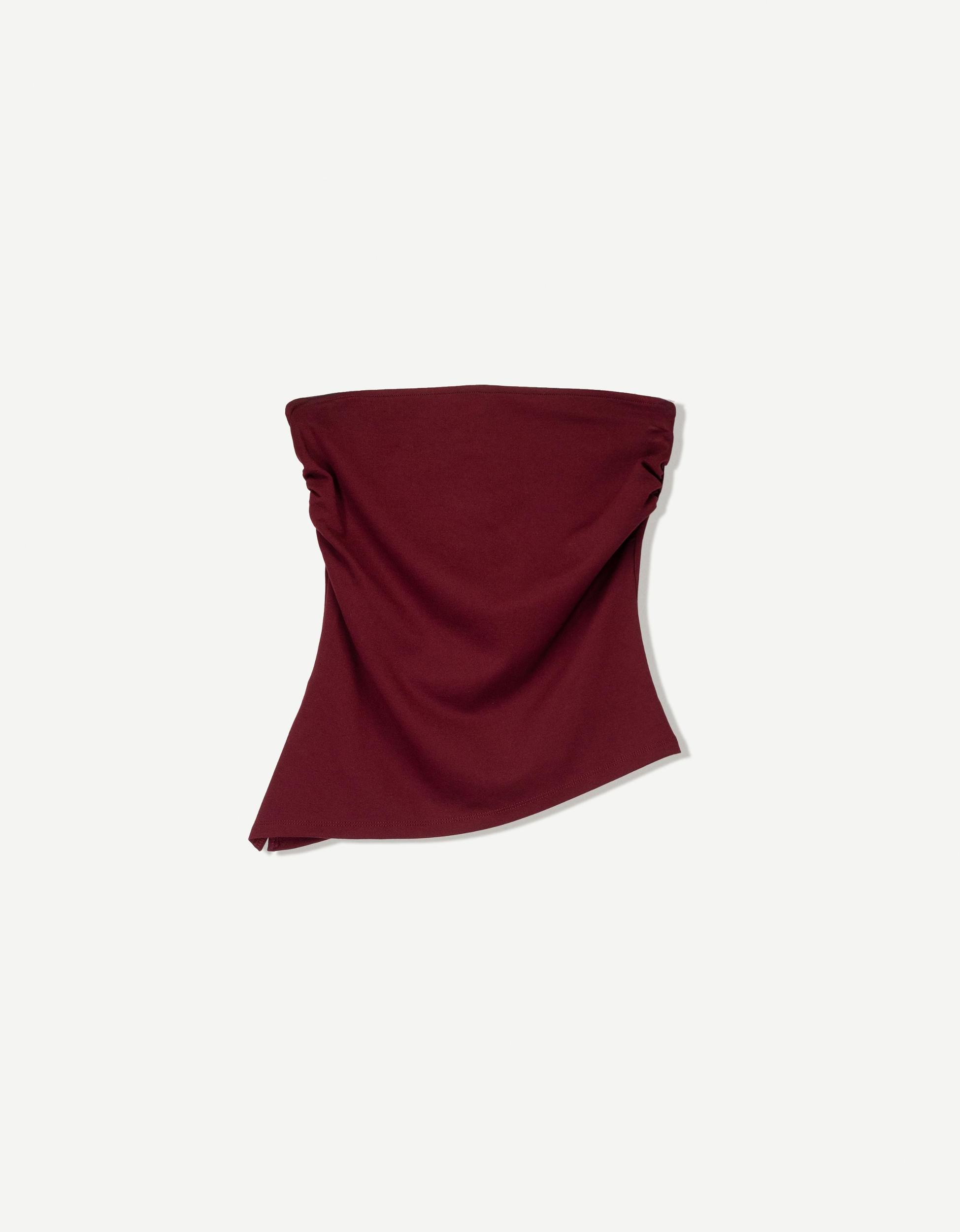 Bandeau top with gathered detail Product Image
