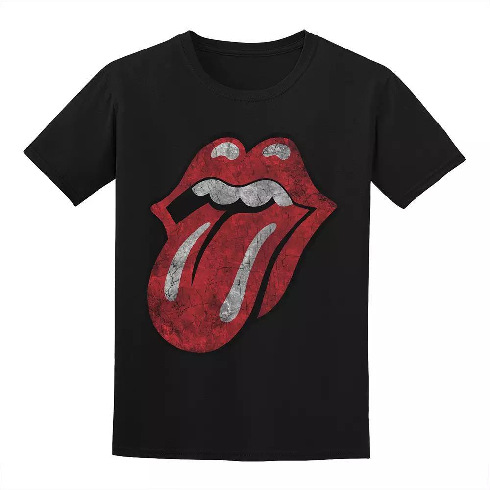 Men's Rolling Stones Tongue Tee, Size: Medium, Black Product Image