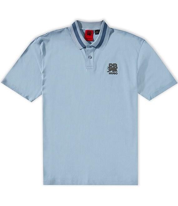 Hugo Boss BOSS Dodac Race Bull Stretch Pique Short Sleeve Polo Shirt Product Image