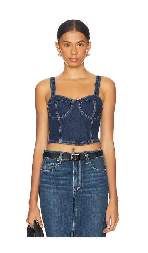 Guilia Denim Top PAIGE Product Image
