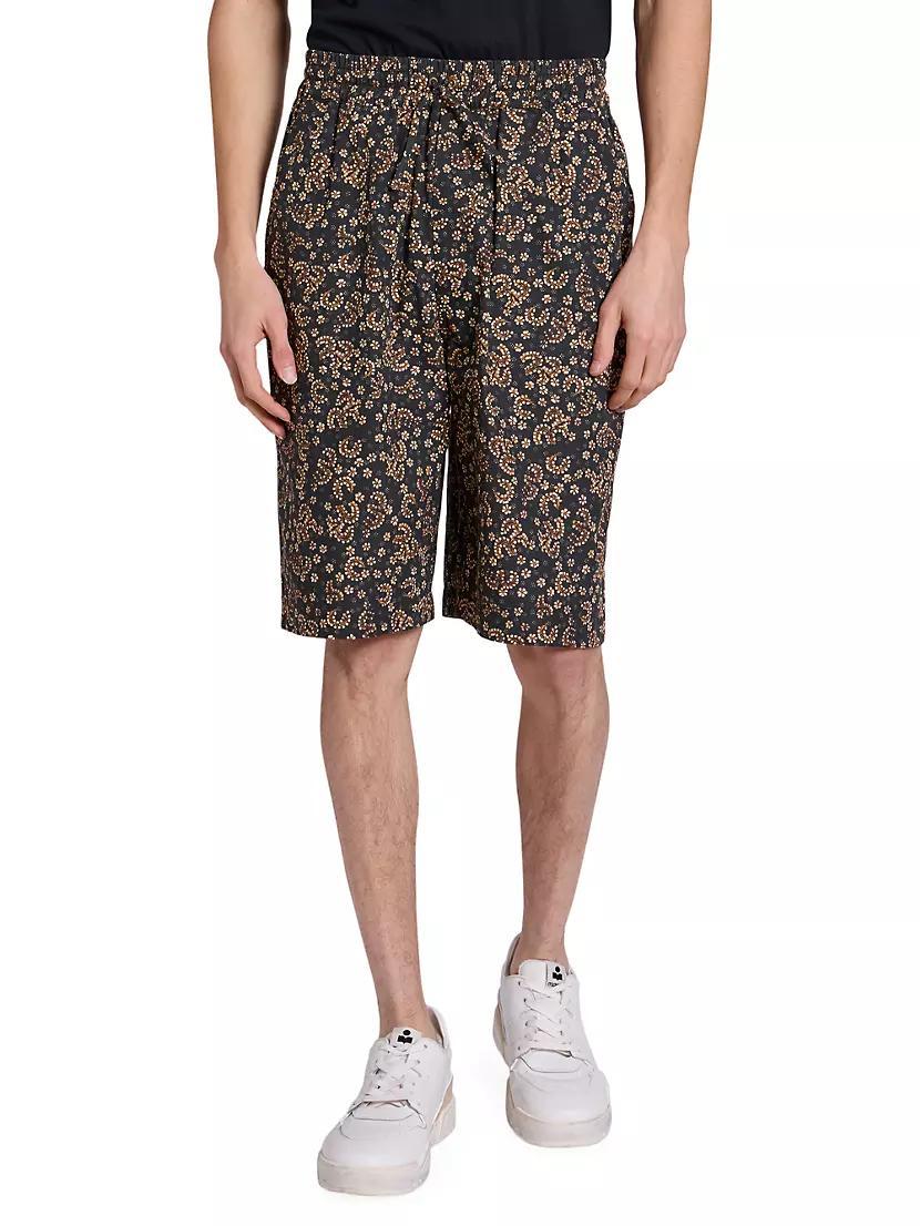 Layan Floral Drawstring Shorts Product Image