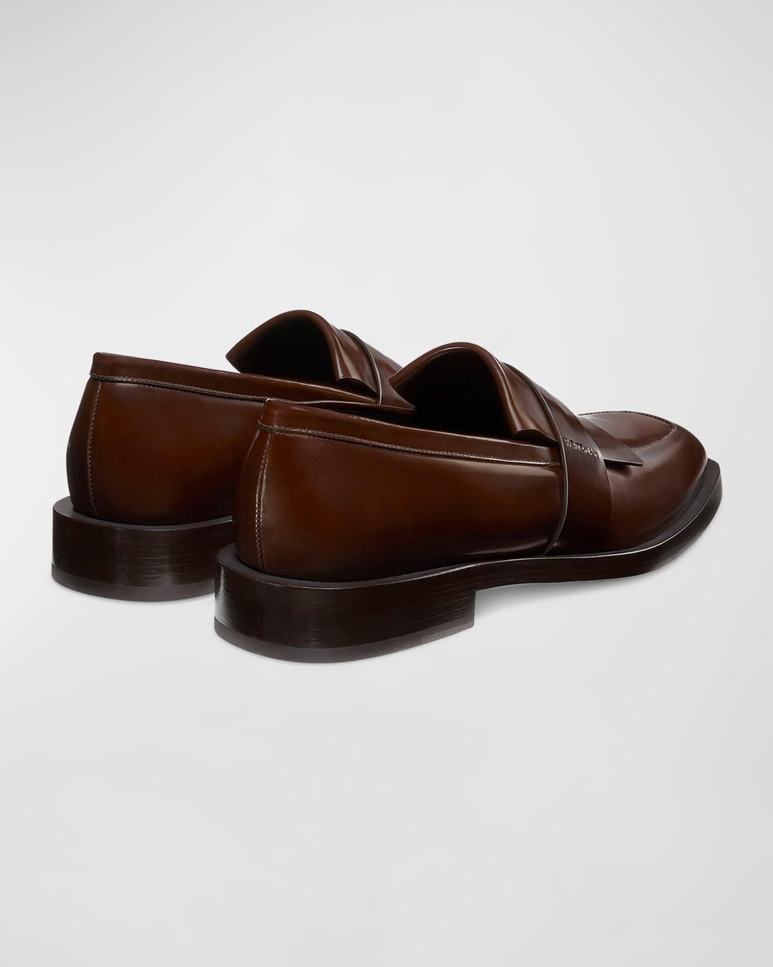 Men's Royce Kiltie Brushed Leather Penny Loafers Product Image