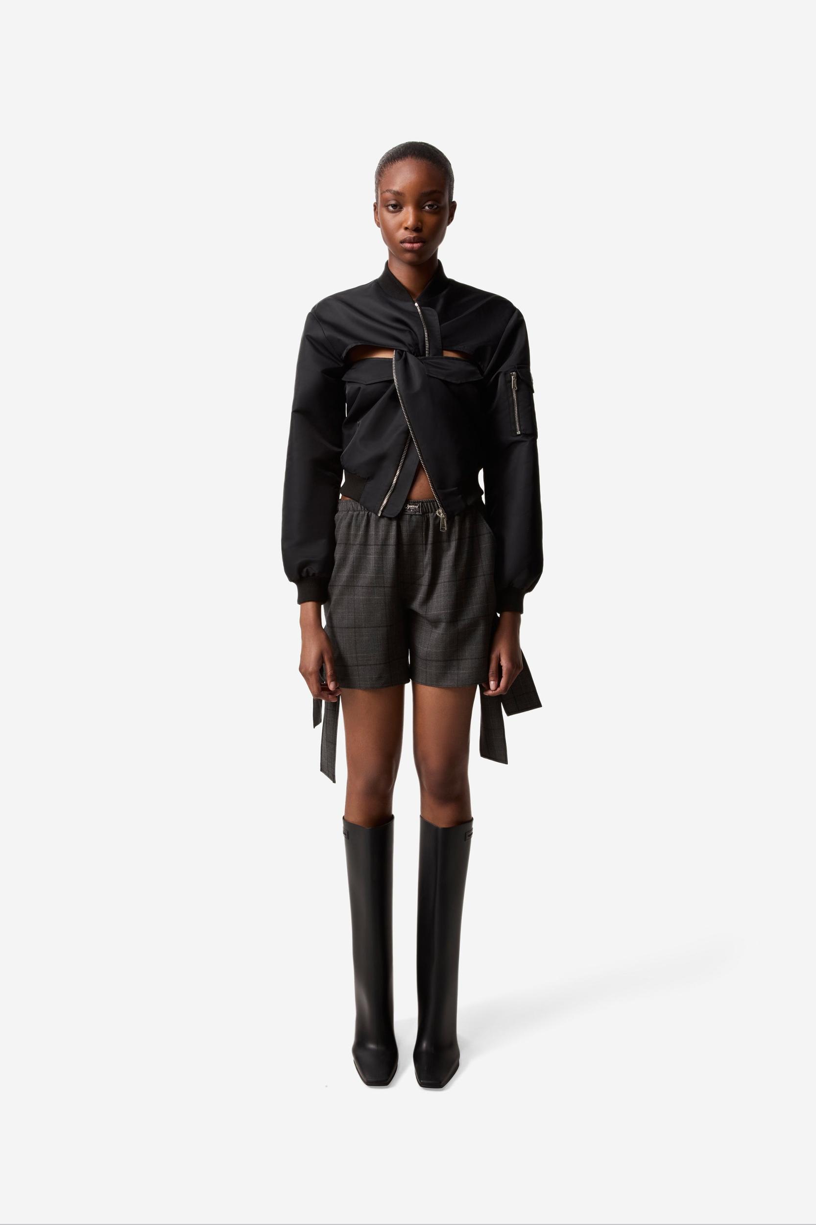 Cut-Out Bomber Jacket Product Image