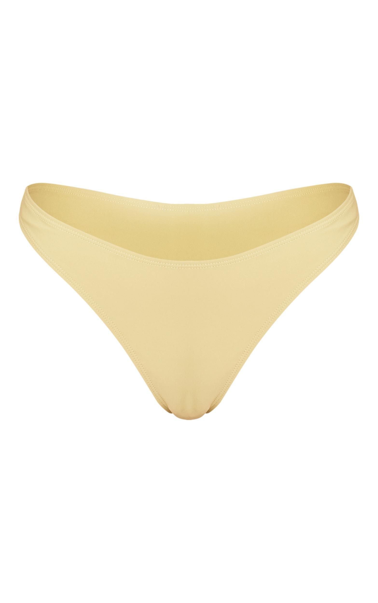Pale Lime Boomerang Tanga Bikini Bottoms Product Image