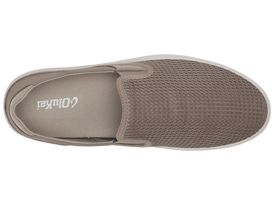 Mens Double Buckle Leather Low-Top Sneakers Product Image