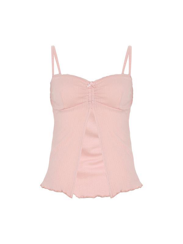 Girly Bow Tie Cami Top Product Image