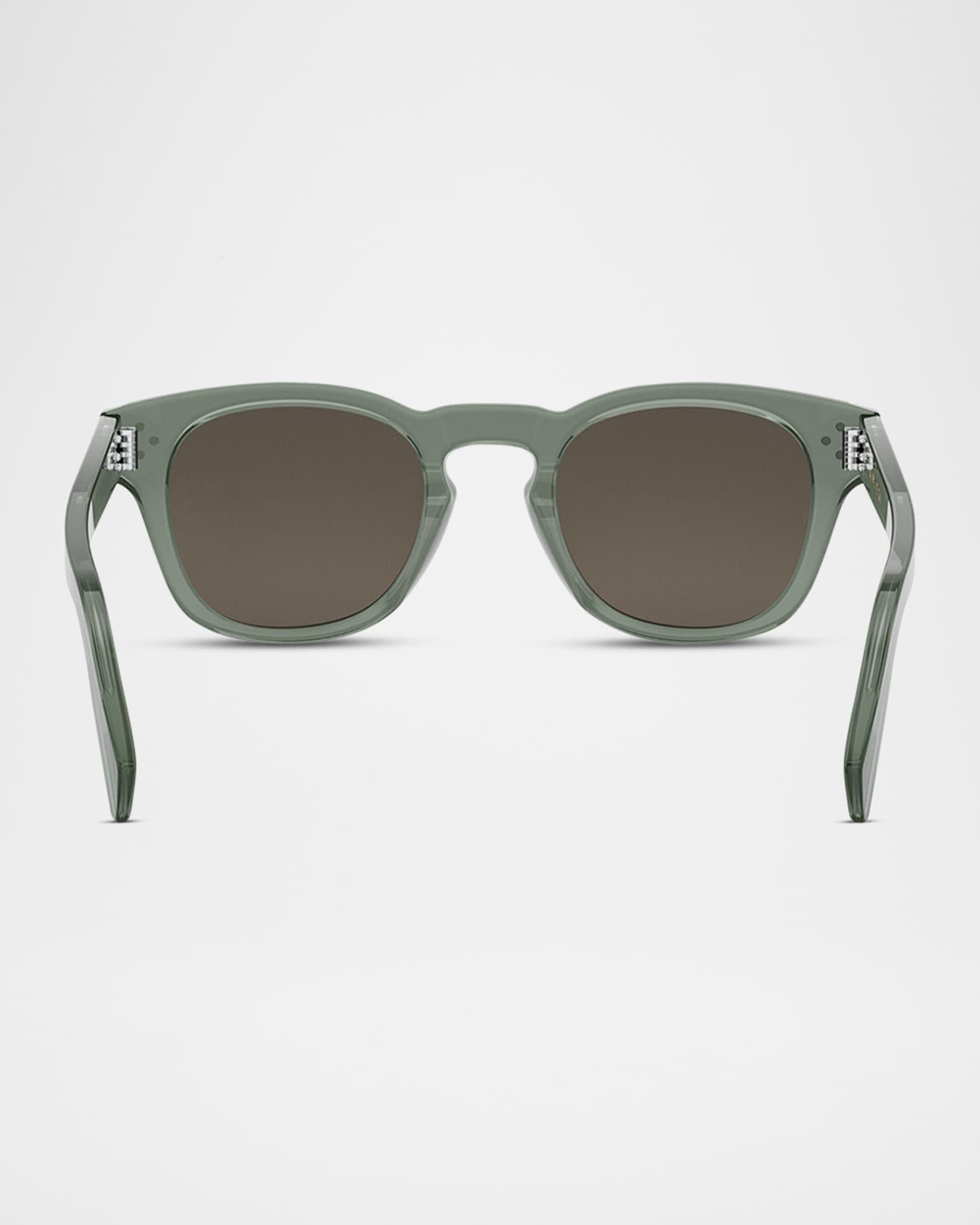 Men's Acetate Round Sunglasses Product Image