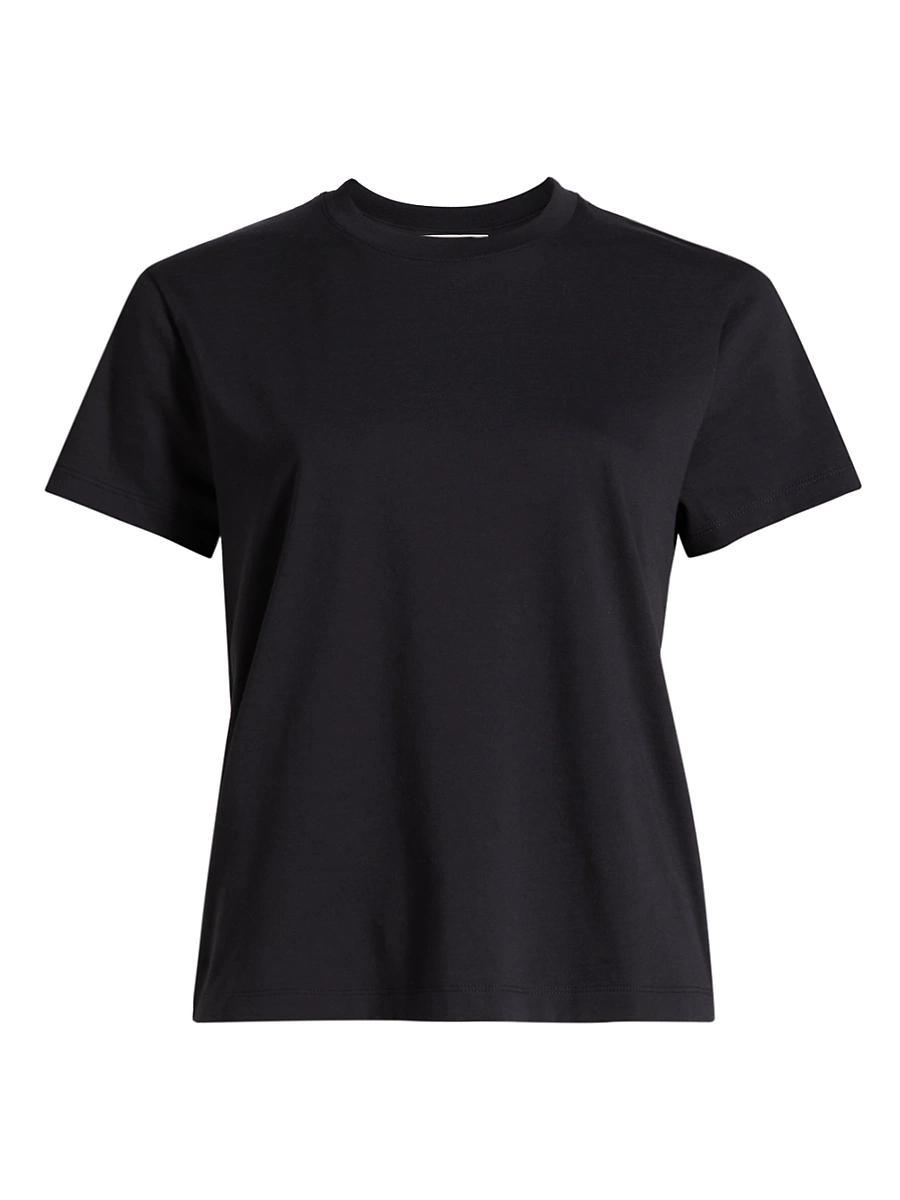 Womens Crewneck Pima Cotton T-Shirt Product Image
