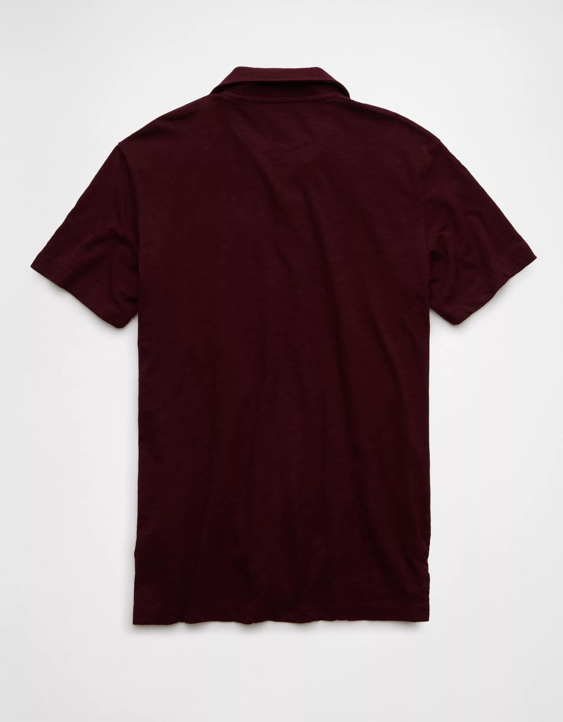 AE Slub Polo Shirt Product Image