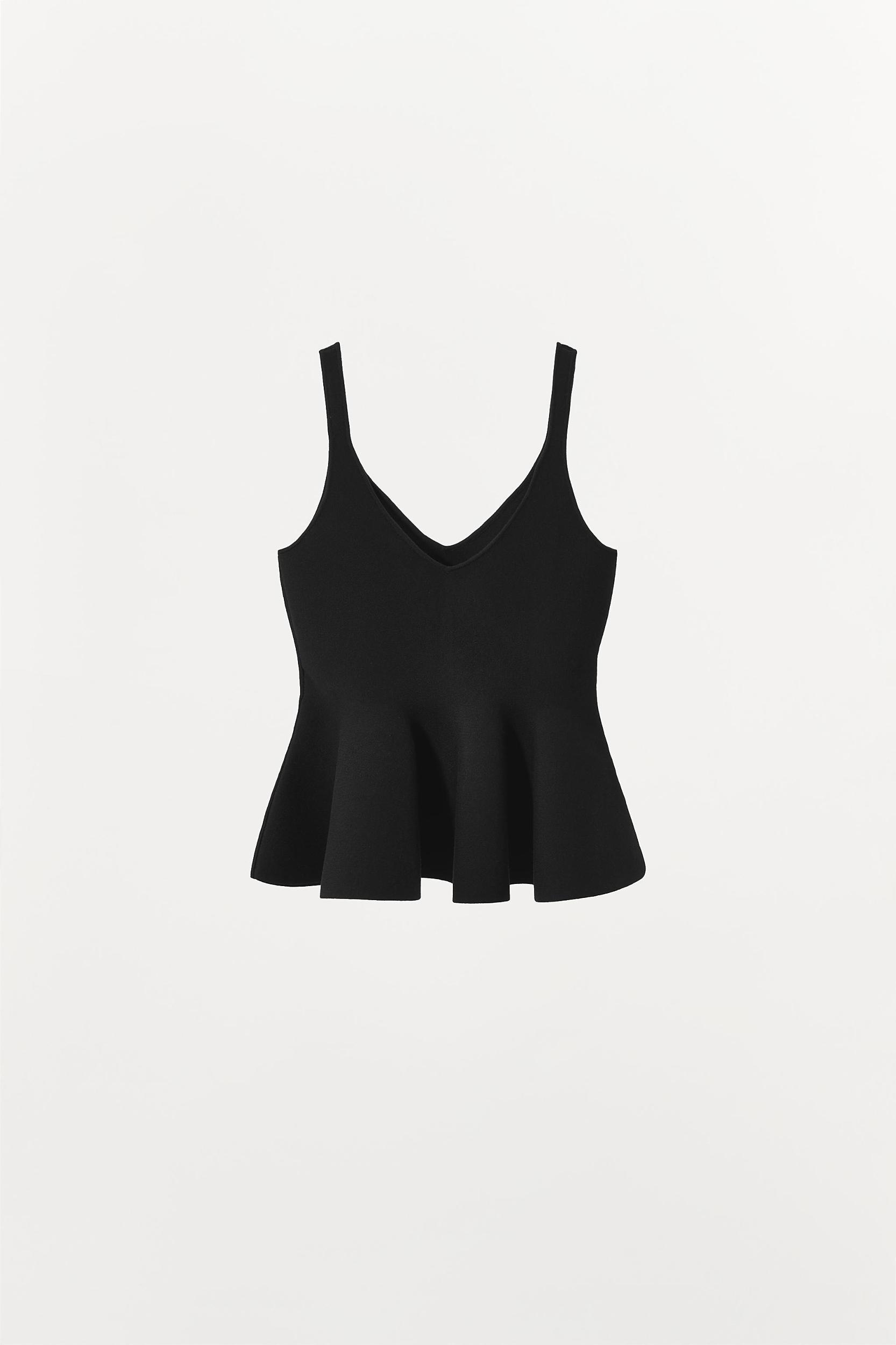 RUFFLED KNIT TOP Product Image